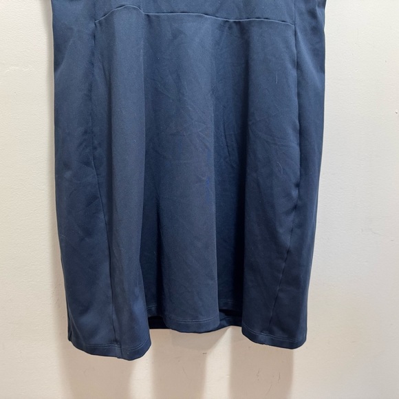 Girlfriend Collective Tommy Dress Navy Blue Size Large Activewear Casual - Picture 9 of 12